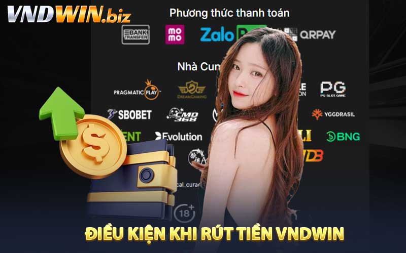 Điều kiện khi rút tiền VNDWIN