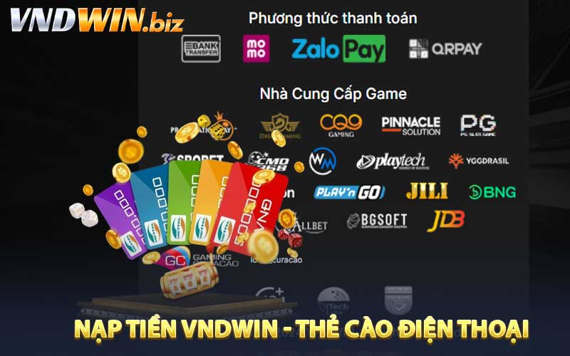 Nạp tiền VNDWIN qua Thẻ cào điện thoại