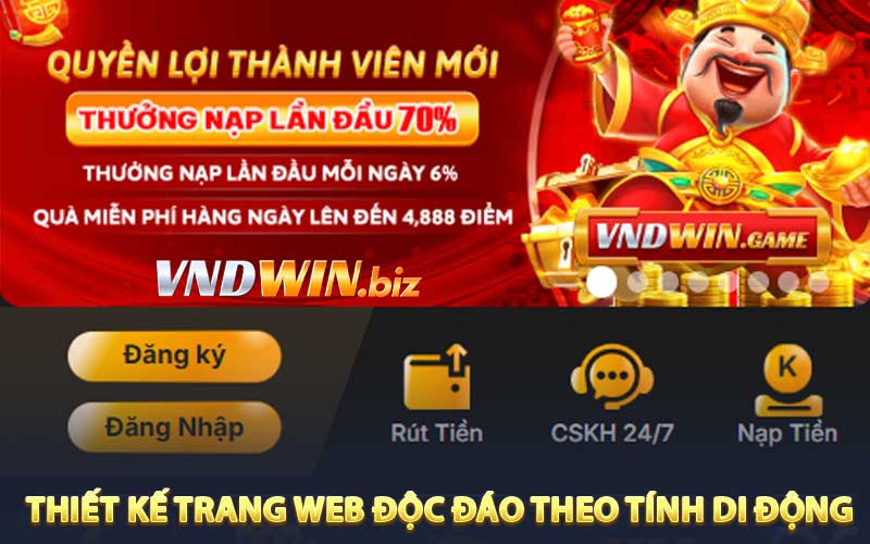 Thiết kế trang web độc đáo theo tính di động